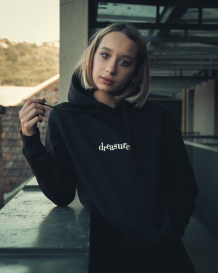 Logo Print Hoodie .black (Women)